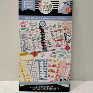 Happy Planner “Household” Classic Sticker Book
